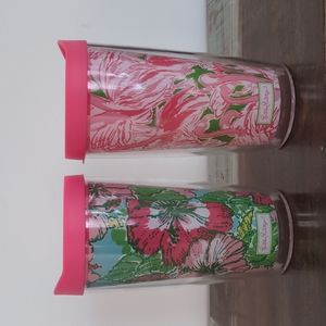 Lilly Pulitzer tumblers (set of 2)